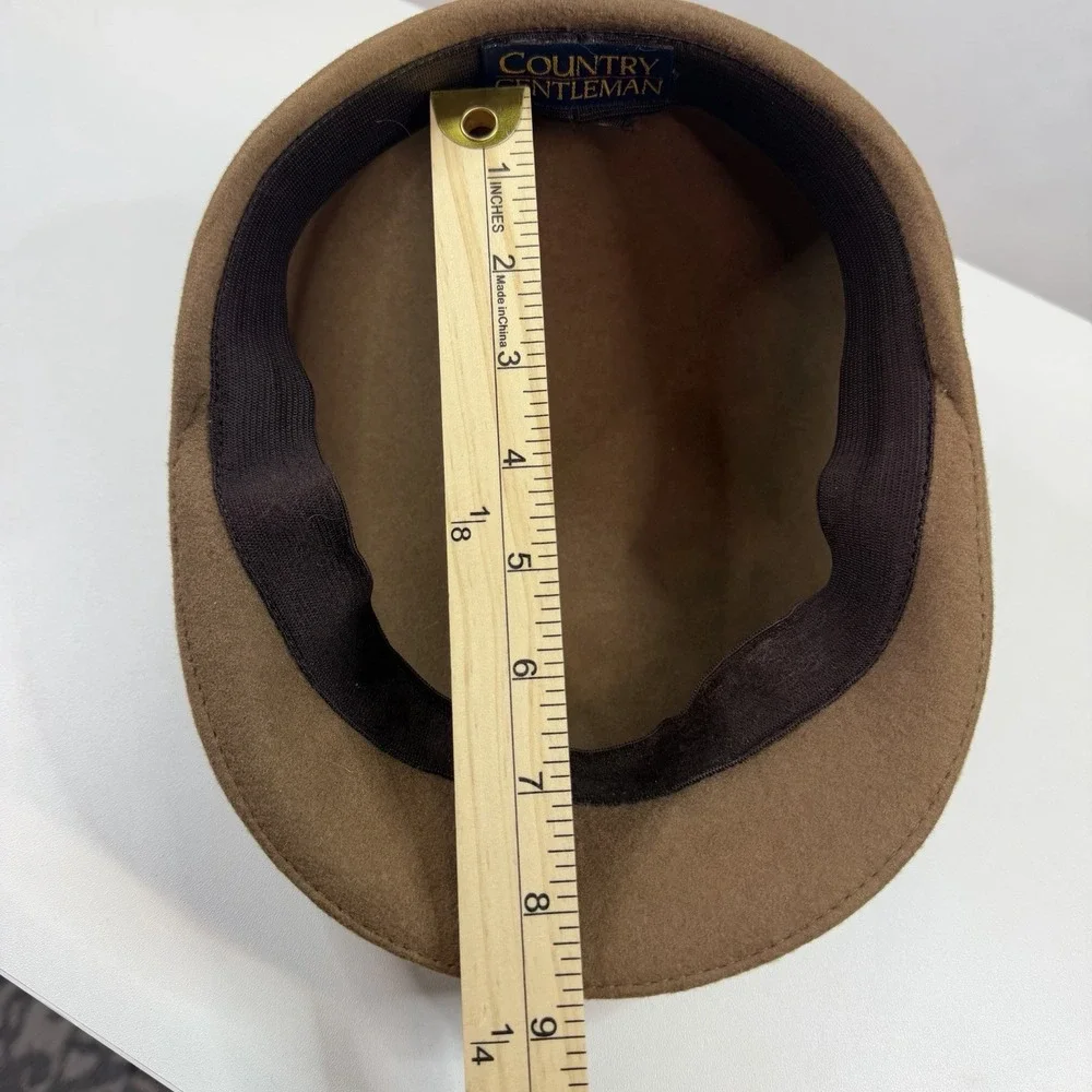 Country Gentleman Beret Hat Wool Camel
